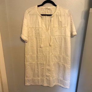GAP Short Sleeve White Dress